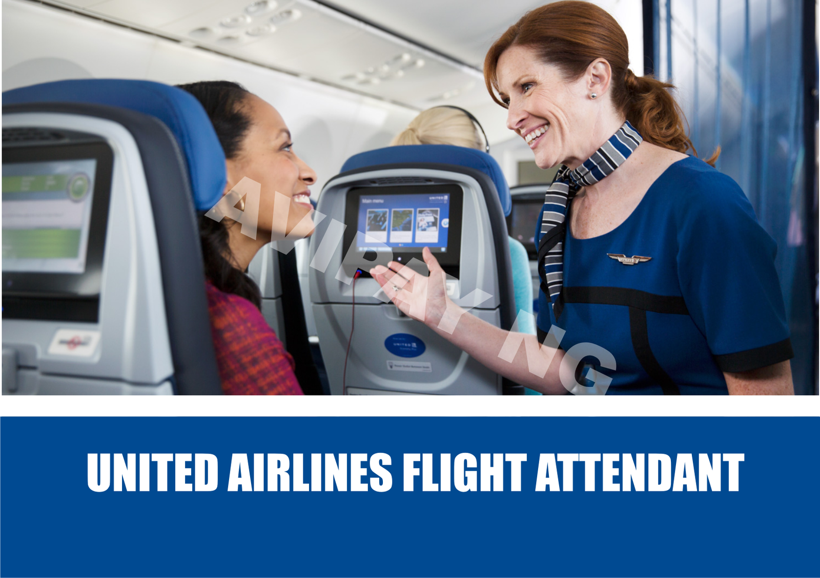 United Airlines flight attendant